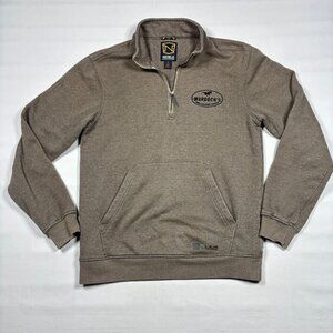 Noble Outfitters Murdoch Ranch Green1/4-Zip Fleece Pullover Sweatshirt Mens SM